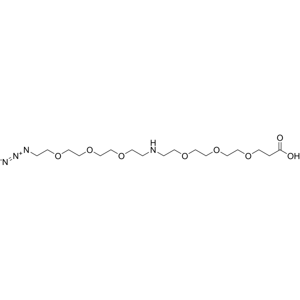 N-(Azido-PEG3)-NH-PEG3-acid HCl salt 2183440-72-2
